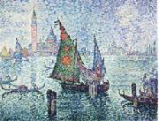 Paul Signac The Green Sail,Venice